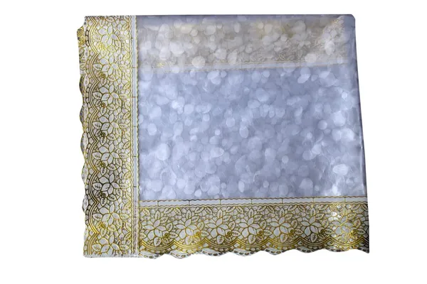 3D_Design_Waterproof_Plastic_6_Seater_Dining_Table_Cover_60x90_Inch_with_Golden_Lace,_Clear_Transparent
