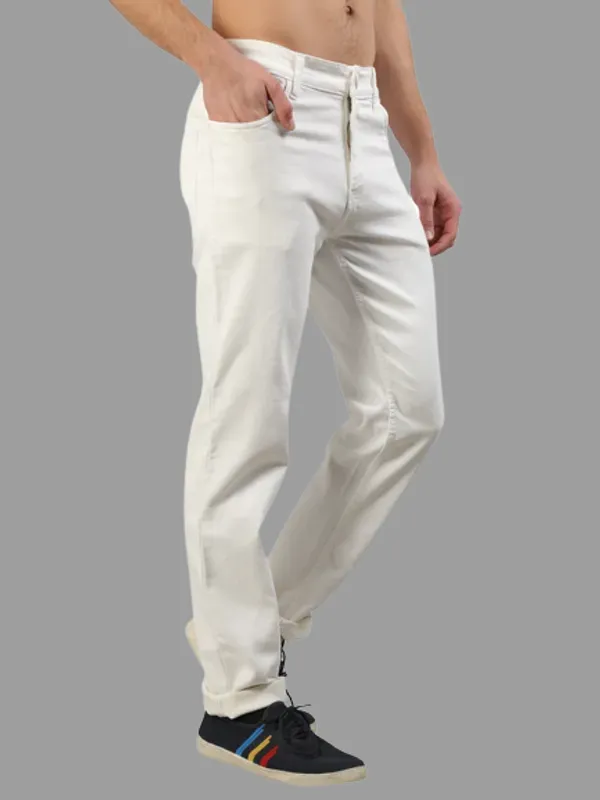 Men's_White_Stretchable_Premium_Cotton_Blend_Regular_fit_Jeans