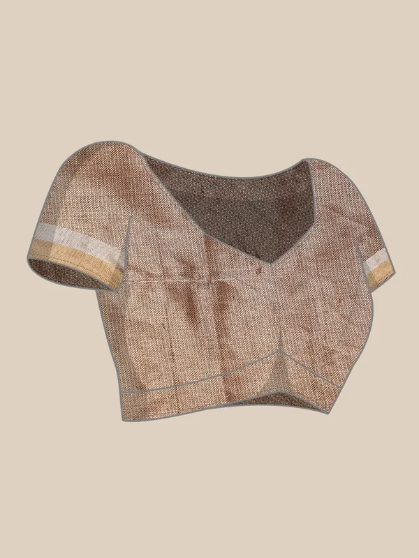 Grey_Masrise_Cotton/Cotton_Banarasi_Sarees_For_Women