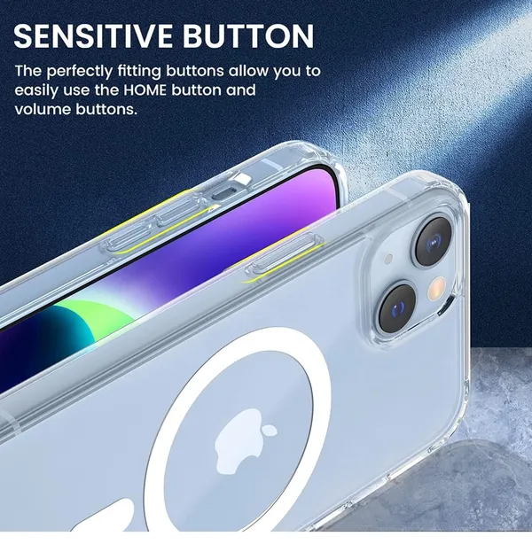 Iphone-13(6.1)_Transparent_Magsafe_Back___(Mobile_Cover)__Compatible_For_Magsafe_Scratch-Resistant_Back___(Mobile_Cover)