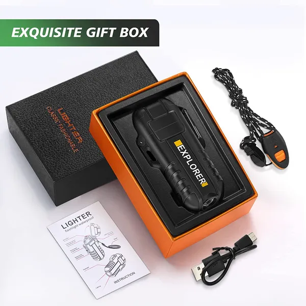 Waterproof_Flameless_Electric_Lighter-Dual_Arc_Plasma_Beam_Lighter