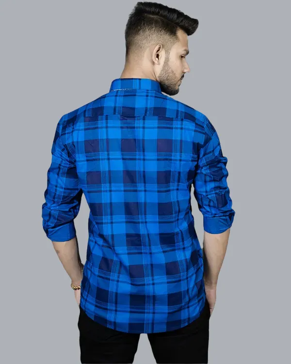 Sky_Blue_Checks_Collection:_Elevate_Your_Style_With_Our_Checked_Shirts_Premium_Cotton_Blend