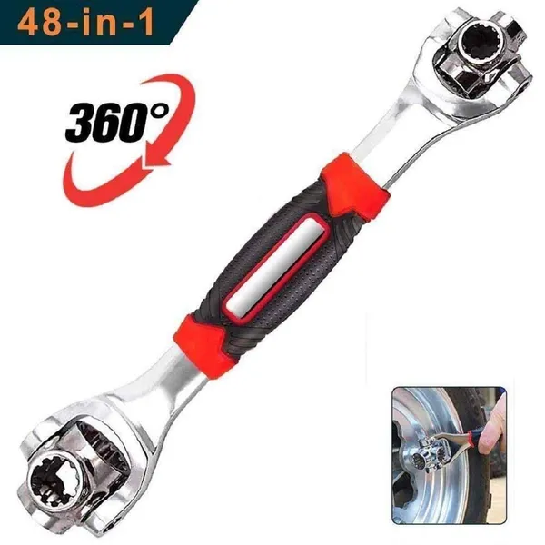 Chrome___Candela_48_In_1_Socket_Wrench_Multifunction_Universal_Tool_With_Spline_Bolts_360_Degree_Revolving_Spanner