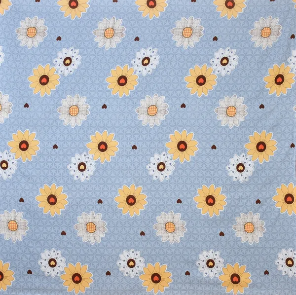 BLUE_Pure_Cotton_Bedsheet_Two_Pillow_Covers_Included_90X100_Inches