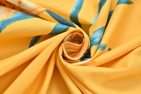YELLOW_Pure_Cotton_Bedsheet_Two_Pillow_Covers_Included_90X100_inches