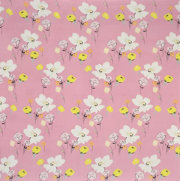 PINK_Pure_Cotton_Bedsheet_Two_Pillow_Covers_Included_90X100_Inches