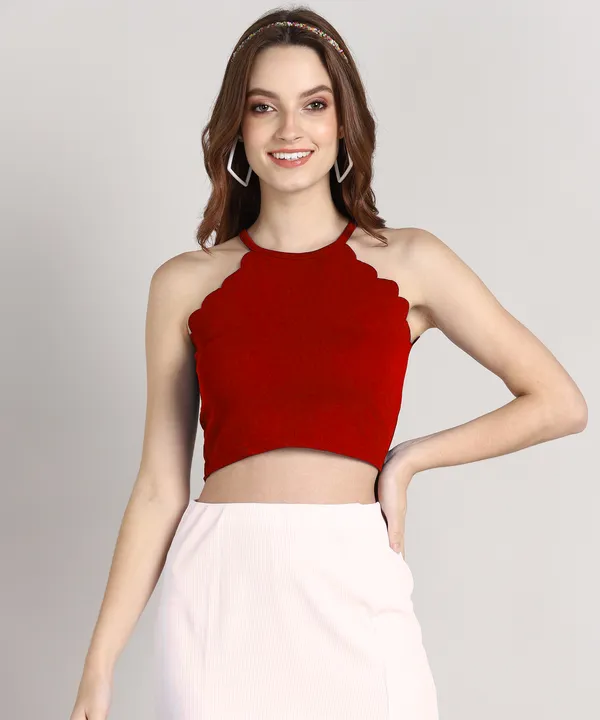 Super_Beautiful_Women_Red_Top❤️‍🔥✨
