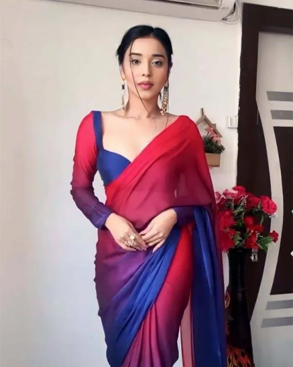 Navy_Blue_And_Maroon_Colour_1-Minute_Ready_To_Wear_Georgette_Saree_With_Blouse_Piece
