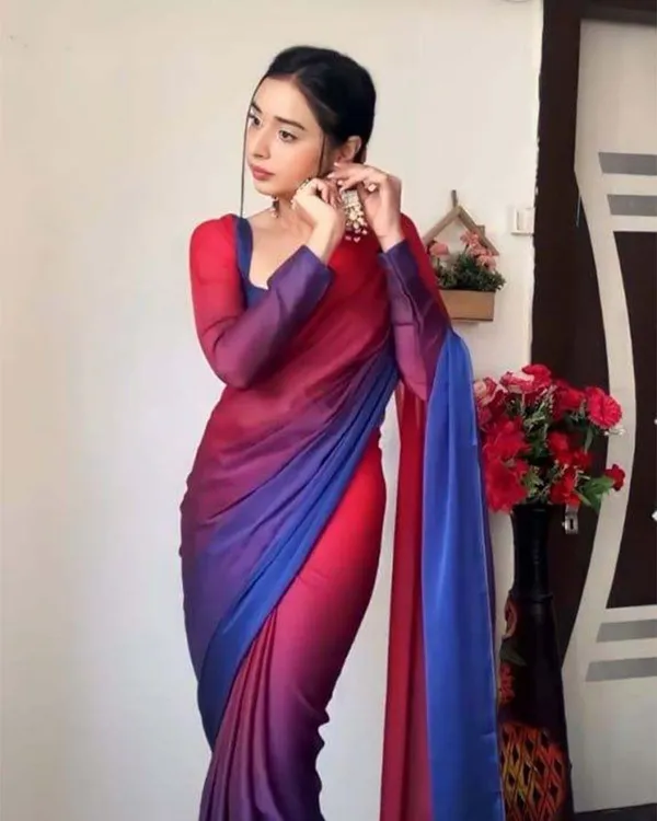 Navy_Blue_And_Maroon_Colour_1-Minute_Ready_To_Wear_Georgette_Saree_With_Blouse_Piece
