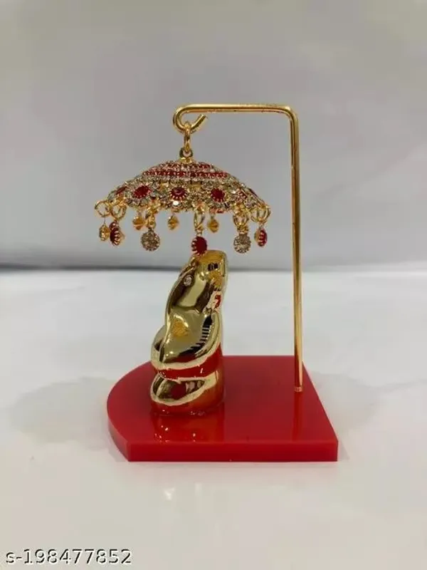 Golden_Color_Metal_Umbrella_Chhatra_With_Hanging_Crystals_For_God_Ganesh_Idol,_Car_Dashboard/Office_Desk/Table/Home_Decor_Showpiece