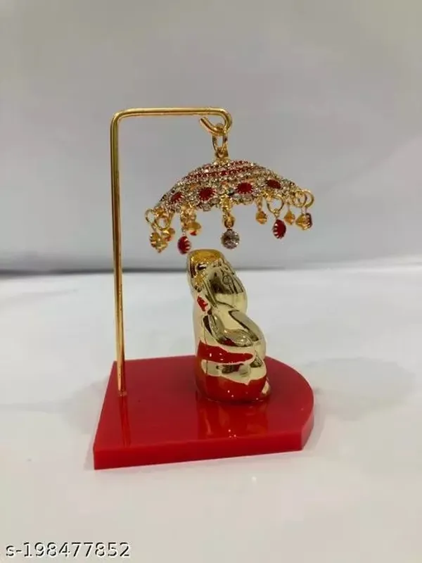 Golden_Color_Metal_Umbrella_Chhatra_With_Hanging_Crystals_For_God_Ganesh_Idol,_Car_Dashboard/Office_Desk/Table/Home_Decor_Showpiece