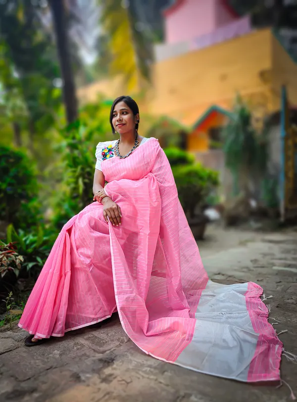 Pink_Cotton_Silk_Semi_Maheshwari_Zari_Weaving_Handloom_Saree