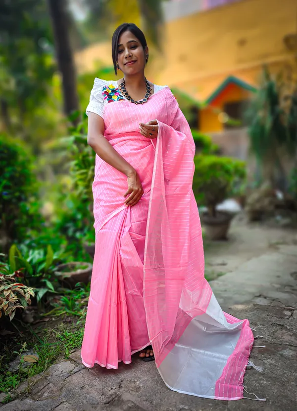 Pink_Cotton_Silk_Semi_Maheshwari_Zari_Weaving_Handloom_Saree