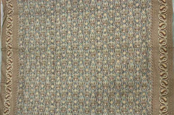 Humairah_Presents_Pure_Handloom_Pistachio_Chiffon_Floral_Digital_Print_Boota_with_Paisley_Copper_Zari_Border_and_Pistachio_Blouse
