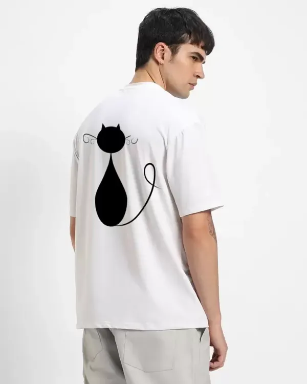 White_Oversized_Printed_Half_Sleeve_Cotton_T-Shirt_For_Men