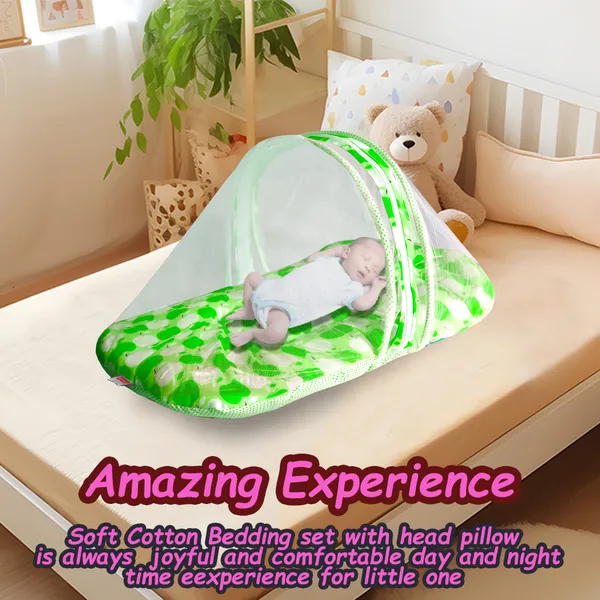 Cheeky_Cheeky_Baby_4_Piece_Bedding_Set_with_Pillow_and_Bolsters_Sleeping_Bag_and_Bedding_Set_and_Feeding_Pillow_Combo_(Green)