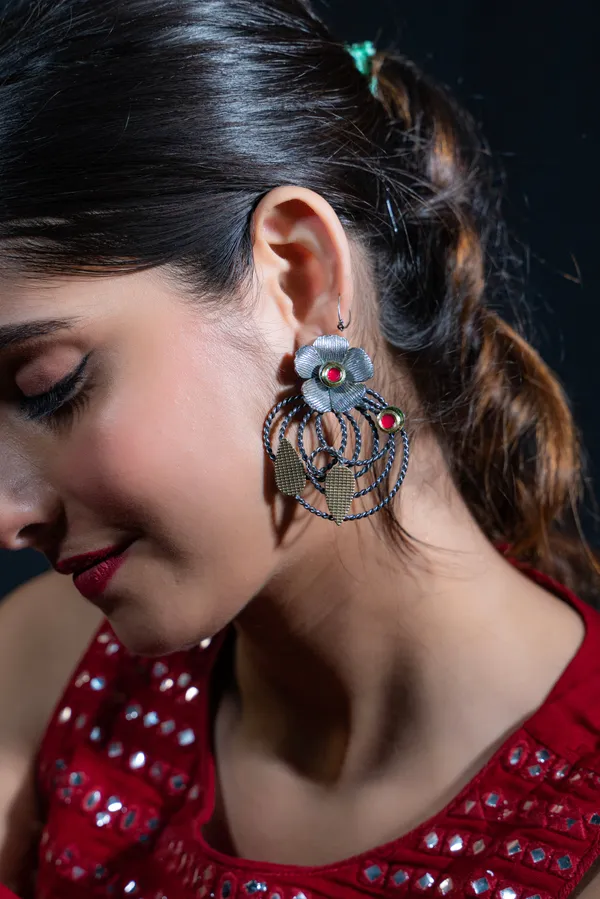Dual_Toned_Brass_Earring