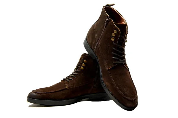 Brown_Genuine_Suede_Leather_Biker_Boots_For_Men