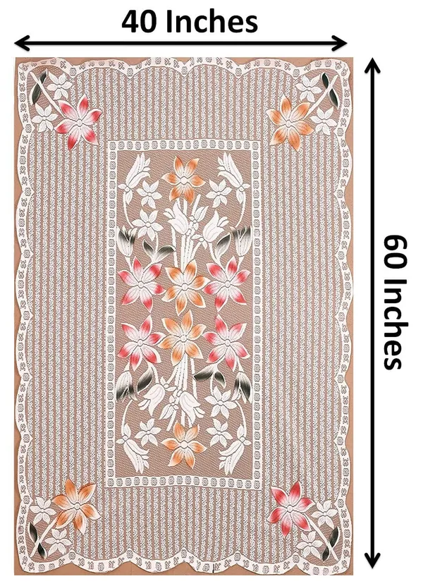Floral_Design_Cotton_Blend_Table_Cover_for_Centre_Table_and_4_Seater_Dining_Table_(60x40_Inch,_Brown)