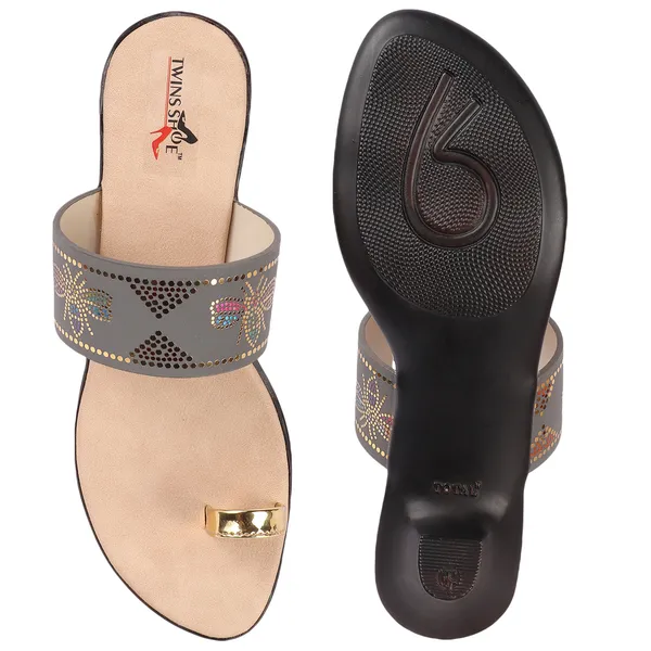 Women_Casual_Ethnic_Heels_(Grey)