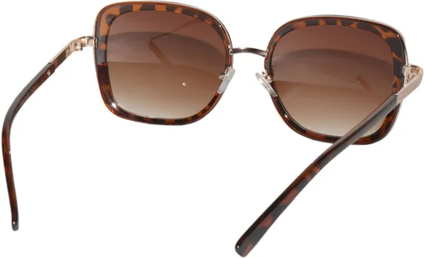 Brown_Retro_Square_Sunglasses_-_For_Women