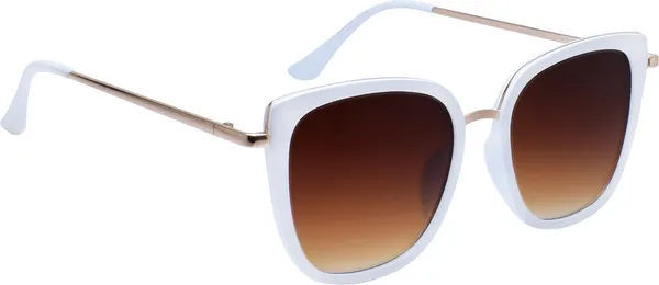 White_Cat-Eye_Sunglasses_-_For_Women