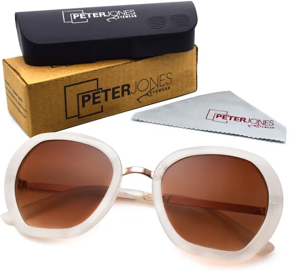 White_Over-Sized_Sunglasses_-_For_Women