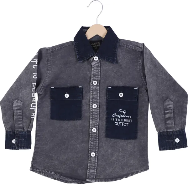 Dark_Grey_Boys_Printed_Casual_Grey_Shirt