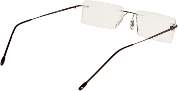 Brown_Rimless_(3.00)_Rectangle_Reading_Glasses_(56_Mm)_-_For_Unisex