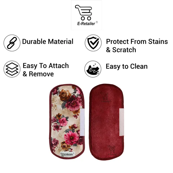 6_Pcs_Of_Cover_Appliance_Cover_Combo_Set_of_(1_Pc._Fridge_Top_Cover_+_2_Pcs._Fridge_Handle_Cover_+_6_Pcs._Fridge_Mat)