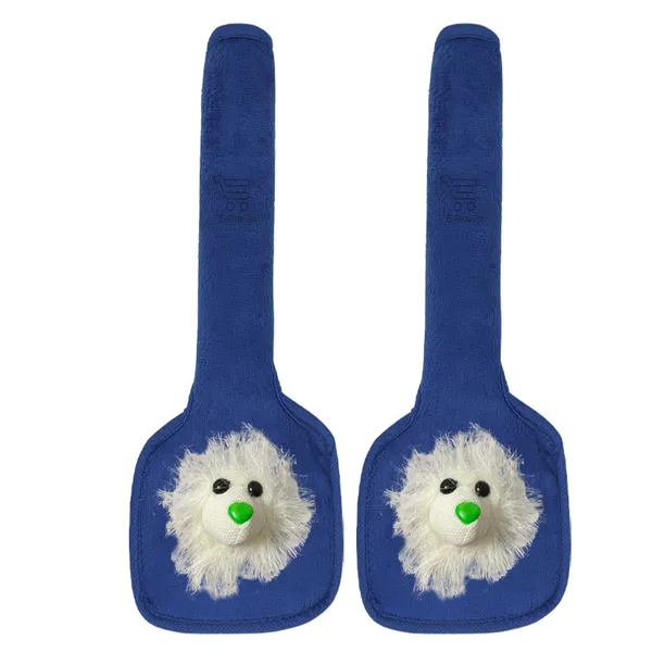3-Layered_Refrigerator/Fridge_Handle_Cover_Set_of_2_Pcs._With_Velcro_Closure_(Material-Velvet,_Color-Blue,_Size-12_x6_Inches)