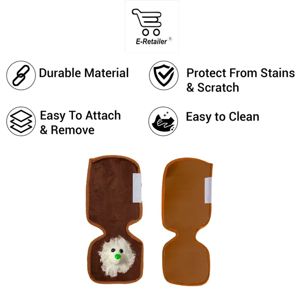 3-Layered_Refrigerator/Fridge_Handle_Cover_Set_of_2_Pcs._With_Velcro_Closure_(Material-Velvet,_Color-Brown,_Size-12_x6_Inches)