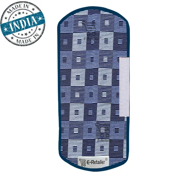 3-Layered_Refrigerator/Fridge_Handle_Cover_Set_of_2_Pcs._With_Velcro_Closure_(Material-Cotridge,_Color-Blue,_Size-12_x6_Inches)