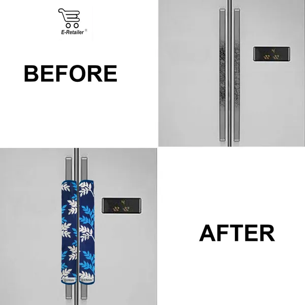 3-Layered_Refrigerator/Fridge_Handle_Cover_Set_of_2_Pcs._With_Velcro_Closure_(Material-Polyester,_Color-Blue,_Size-12_x6_Inches)