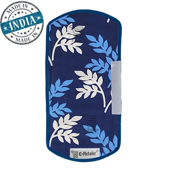3-Layered_Refrigerator/Fridge_Handle_Cover_Set_of_2_Pcs._With_Velcro_Closure_(Material-Polyester,_Color-Blue,_Size-12_x6_Inches)