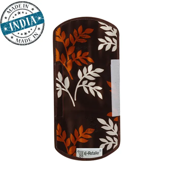 3-Layered_Refrigerator/Fridge_Handle_Cover_Set_of_2_Pcs._With_Velcro_Closure_(Material-Polyester,_Color-Brown,_Size-12_x6_Inches)
