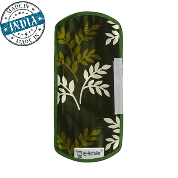 3-Layered_Refrigerator/Fridge_Handle_Cover_Set_of_2_Pcs._With_Velcro_Closure_(Material-Polyester,_Color-Green,_Size-12_x6_Inches)