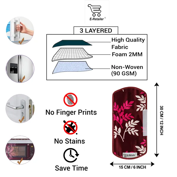 3-Layered_Refrigerator/Fridge_Handle_Cover_Set_of_2_Pcs._With_Velcro_Closure_(Material-Polyester,_Color-Purple,_Size-12_x6_Inches)