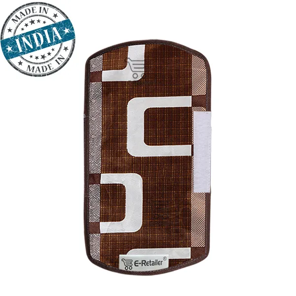 3-Layered_Refrigerator/Fridge_Handle_Cover_Set_of_2_Pcs._With_Velcro_Closure_(Material-Polyester,_Color-Brown,_Size-12_x6_Inches)