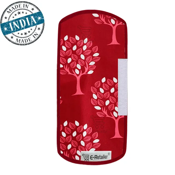 3-Layered_Refrigerator/Fridge_Handle_Cover_Set_of_2_Pcs._With_Velcro_Closure_(Material-Polyester,_Color-Maroon,_Size-12_x6_Inches)