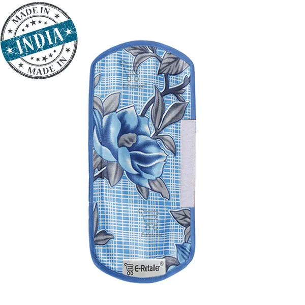 3-Layered_Refrigerator/Fridge_Handle_Cover_Set_of_2_Pcs._With_Velcro_Closure_(Material-Polyester,_Color-Blue,_Size-12_x6_Inches)