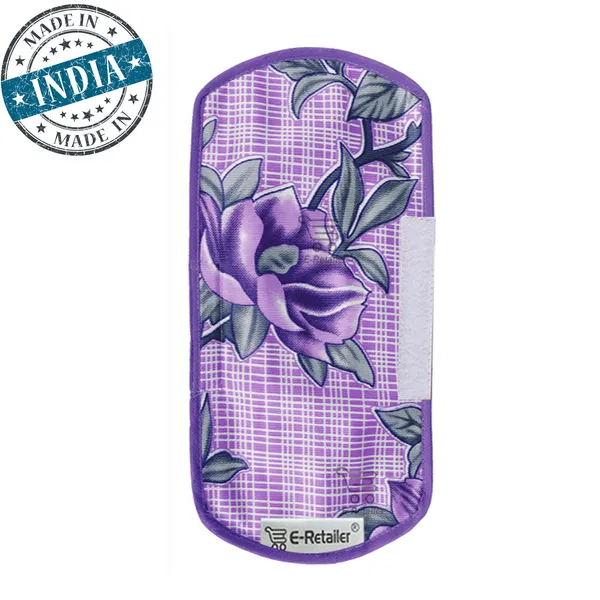 3-Layered_Refrigerator/Fridge_Handle_Cover_Set_of_2_Pcs._With_Velcro_Closure_(Material-Polyester,_Color-Purple,_Size-12_x6_Inches)