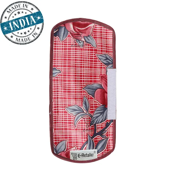 3-Layered_Refrigerator/Fridge_Handle_Cover_Set_of_2_Pcs._With_Velcro_Closure_(Material-Polyester,_Color-Red,_Size-12_x6_Inches)