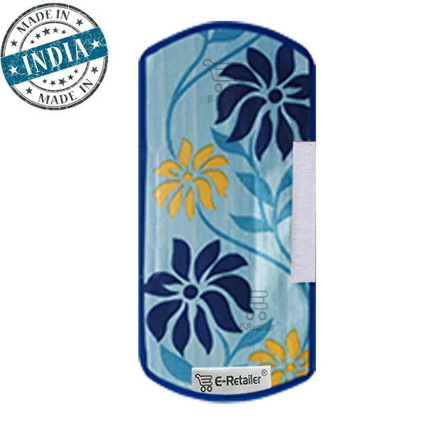 3-Layered_Refrigerator/Fridge_Handle_Cover_Set_of_2_Pcs._With_Velcro_Closure_(Material-Polyester,_Color-Blue,_Size-12_x6_Inches)