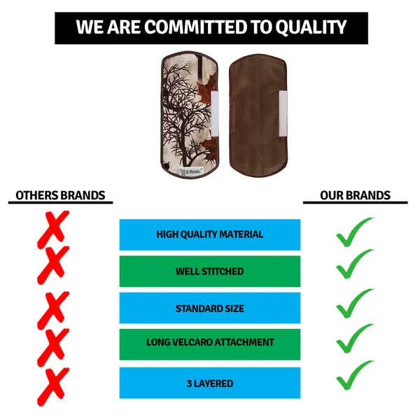 3-Layered_Refrigerator/Fridge_Handle_Cover_Set_of_2_Pcs._With_Velcro_Closure_(Material-Polyester,_Color-Brown,_Size-12_x6_Inches)