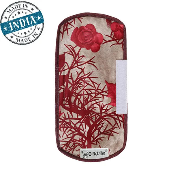 3-Layered_Refrigerator/Fridge_Handle_Cover_Set_of_2_Pcs._With_Velcro_Closure_(Material-Polyester,_Color-Red,_Size-12_x6_Inches)