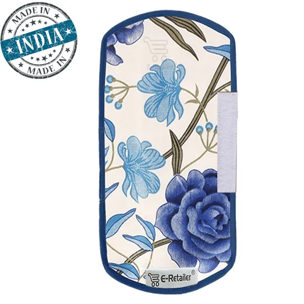 3-Layered_Refrigerator/Fridge_Handle_Cover_Set_of_2_Pcs._With_Velcro_Closure_(Material-Polyester,_Color-Blue,_Size-12_x6_Inches)