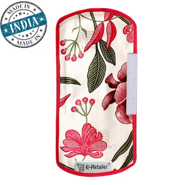 3-Layered_Refrigerator/Fridge_Handle_Cover_Set_of_2_Pcs._With_Velcro_Closure_(Material-Polyester,_Color-Red,_Size-12_x6_Inches)