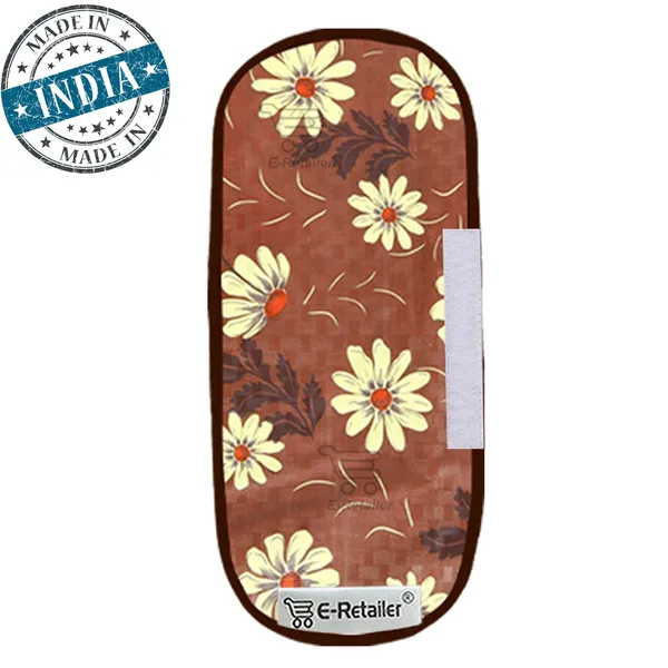 3-Layered_Refrigerator/Fridge_Handle_Cover_Set_of_2_Pcs.__With_Velcro_Closure_(Material-PVC,_Color-Brown,_Size-12_x6_Inches)
