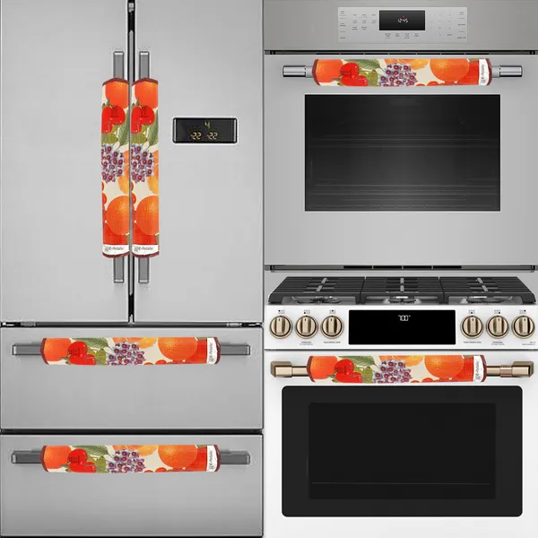 3-Layered_Refrigerator/Fridge_Handle_Cover_Set_of_2_Pcs.__With_Velcro_Closure_(Material-PVC,_Color-Multicolor,_Size-12_x6_Inches)